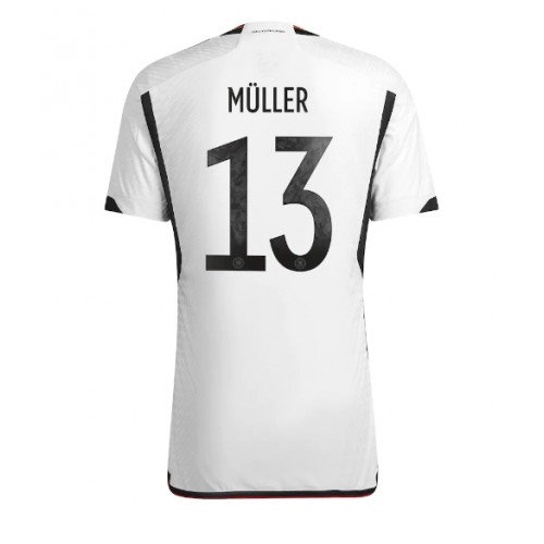 Moški Nogometni dresi Nemčija Thomas Muller #13 Domači SP 2022 Kratek Rokav